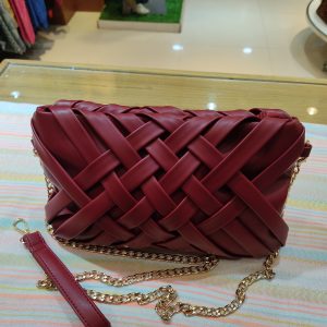 Red color ladies Bag